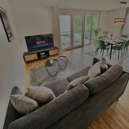 4-zimmer-apartment - Messe - Airport - Tiefgarage - 3-schlafzimmer - Kueche Leinfelden-Echterdingen