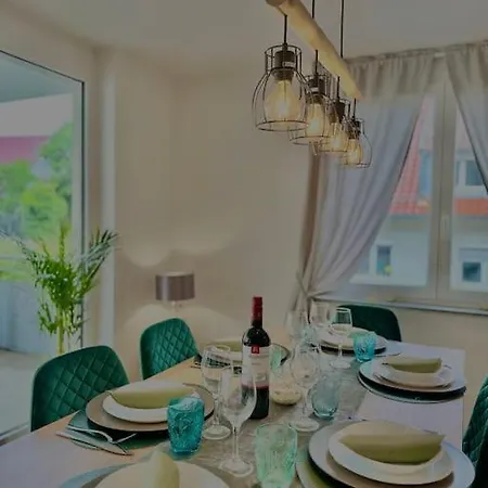 4-zimmer-apartment - Messe - Airport - Tiefgarage - 3-schlafzimmer - Kueche Apartman